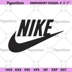 Nike Swoosh Logo Embroidery Design Download