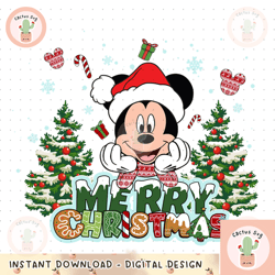 Christmas Mouse And Friends PNG , Merry Christmas Png, Christmas Squad Png, Design 40