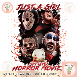 Horror Characters PNG, Horror Friends Png, Horror Halloween, Halloween Png, Horror Movie Png 3 4
