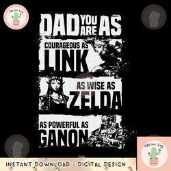 Nintendo Legend Of Zelda Dad You Are As Graphic png, digital download, instant png, digital download, instant 1