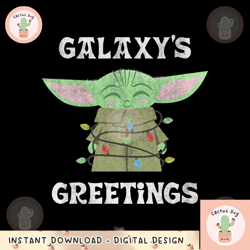 Star Wars The Mandalorian Christmas Child Galaxy s Greetings png, digital download, instant