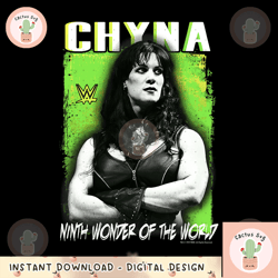 WWE Chyna Ninth Wonder Of The World Vintage Photo Portrait png, digital download, instant