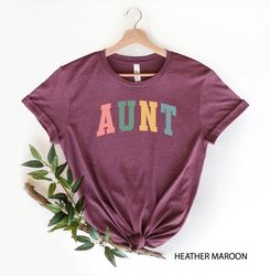 Aunt Shirt, Retro Aunt Shirt, Aunt T-Shirt, Gift for Aunt, Shirt for New Aunt, Cool Aunt T-Shirt, Mothers Day Tee, Aunt