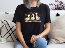 Christmas Ducks Shirt, Christmas Shirt, Cute Ducks Shirt With Christmas Lights,Merry Christmas Tee,Christmas Duck Lover