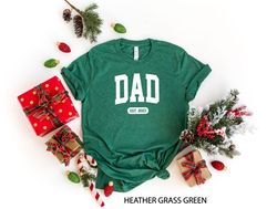 Dad Est Shirt, Dada Est Custom Shirt, Personalized Daddy Shirt, Fathers Day Gift, Gift for Dad, New Dad Shirt, Custom Da