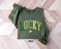 Lucky Sweatshirt, Funny St Patricks Day Sweater, Womens St Patricks Day, St Patricks Day T-Shirt, Lucky Pullover, Shamro