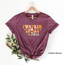 Pumpkin Spice Shirt, Pumpkin Spice T-Shirt, Fall Graphic Tee, PSL Shirt, PSL Tee,Pumpkin Spice Vibes Shirt,Retro Pumpkin