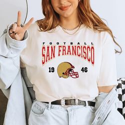 San Francisco Shirt, Football Shirt, Vintage Style San Francisco Shirt, 2023-2024 Season Shirt, Game Day Shirt, Sport Sh