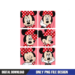 Disney Cute Girl Minnie Mouse PNG, Disney PNG ,Disney Mickey PNG ,Digital Download