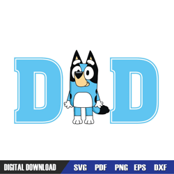 Bluey Heeler Dad SVG, Disney SVG ,Disney Mickey SVG ,Digital Download