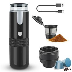 Portable Coffee Maker AUKUN Single Serve Coffee Maker Mini Espresso Machine Reusable Coffee Filter