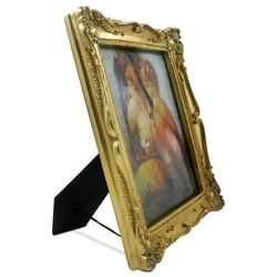 Simon's Shop Picture Frames 8x10 Gold Photo Frame with Floral Relief, Wall and Tabletop Frames for Home Wedding