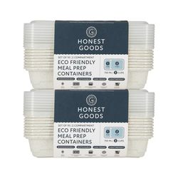 Honest Goods, Eco Friendly Meal Prep Containers, Meal Prep Containers, 40 Pieces, Eco Friendly Food Storage Containers,
