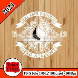 Balamb Garden Seed Academy tshirt design PNG higt quality 300dpi digital file instant download