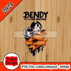 bendy the ink machine tshirt design PNG higt quality 300dpi digital file instant download