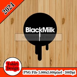 Black Milk tshirt design PNG higt quality 300dpi digital file instant download