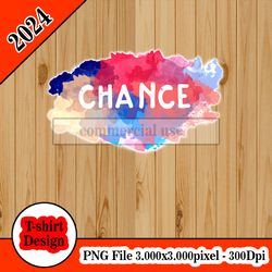 Chance Cloud Logo tshirt design PNG higt quality 300dpi digital file instant download