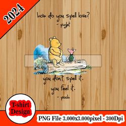 Disney Winnie The Pooh Quotes tshirt design PNG higt quality 300dpi digital file instant download