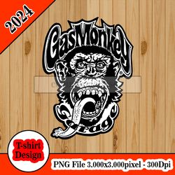 Gas Monkey Fast n Loud tshirt design PNG higt quality 300dpi digital file instant download