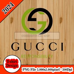 gucci logo tshirt design PNG higt quality 300dpi digital file instant download