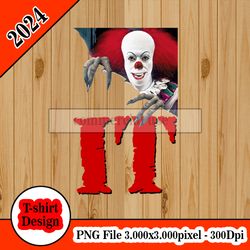 IT movie 2017 poster tshirt design PNG higt quality 300dpi digital file instant download
