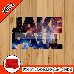 jake paul galaxy tshirt design PNG higt quality 300dpi digital file instant download