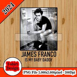 James Franco tshirt design PNG higt quality 300dpi digital file instant download