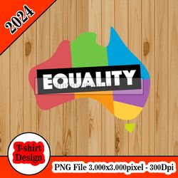 LGBT equality australia tshirt design PNG higt quality 300dpi digital file instant download