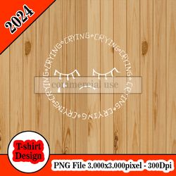 Lil Peep Crying tshirt design PNG higt quality 300dpi digital file instant download