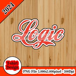 logic logo tshirt design PNG higt quality 300dpi digital file instant download