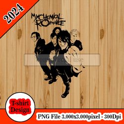 My Chemical Romance tshirt design PNG higt quality 300dpi digital file instant download