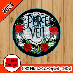 Pierce The Veil Logo (Ngetrick) tshirt design PNG higt quality 300dpi digital file instant download