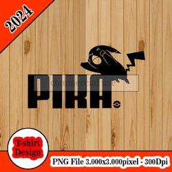 Pikapuma pikachu tshirt design PNG higt quality 300dpi digital file instant download