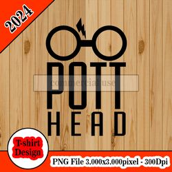 Pott Head tshirt design PNG higt quality 300dpi digital file instant download