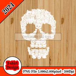 Skulls are for Pussies tshirt design PNG higt quality 300dpi digital file instant download