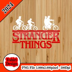 stranger things logo tshirt design PNG higt quality 300dpi digital file instant download