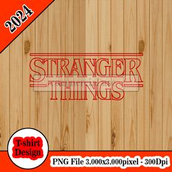 Stranger  Things  logo tshirt design PNG higt quality 300dpi digital file instant download