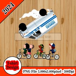 Stranger Things Peanuts tshirt design PNG higt quality 300dpi digital file instant download