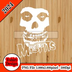 The Misfits tshirt design PNG higt quality 300dpi digital file instant download