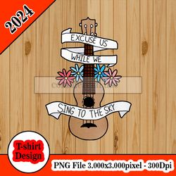 twenty one pilots - Song Lyrics Ukulele tshirt design PNG higt quality 300dpi digital file instant download