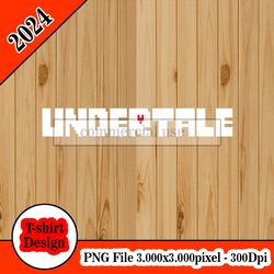 Undertale logo tshirt design PNG higt quality 300dpi digital file instant download