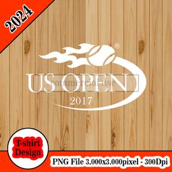 us open 2017 tennis tshirt design PNG higt quality 300dpi digital file instant download