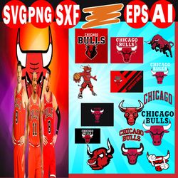 Chicago Bulls Bundle SVG, Chicago Bulls SVG, NBA Bundle SVG, Sport SVG