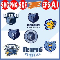 Memphis Grizzlies Bundle SVG, Memphis Grizzlies SVG, NBA Bundle SVG, Sport SVG