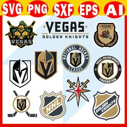 Vegas Golden Knight svg, NHL team svg, Vegas Golden Knight png, sport