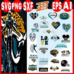 Jacksonville Jaguars SVG Bundle, Jacksonville Jaguars SVG, NFL SVG, Sport SVG
