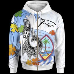 guam zip hoodie tembat fish hooks, all over print hoodie zip hoodie fleece hoodie 3d, vikings tattoo hoodie 3d ka1408