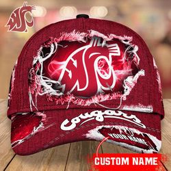 Washington State Cougars Baseball Caps Custom Name