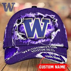 Washington Huskies Baseball Caps Custom Name