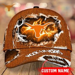 Texas Longhorns Baseball Caps Custom Name